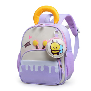 Tùy Chỉnh Mới <span class=keywords><strong>Mini</strong></span> Mochila Cổ Điển Thời Trang Quốc Gia Schoolbag Trọng Lượng Nhẹ Không Thấm Nước Kẹo Màu Oxford Đơn Giản Dễ Thương Bee Mô Hình - Product Image 1