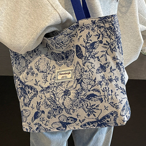 Bolsa de Lona Personalizada, Ecológica, Reutilizable, de Gran Capacidad, para la Playa o Compras, con Bolsillo, Impresión de Logotipo, Bolsa de Viaje - Product Image 4