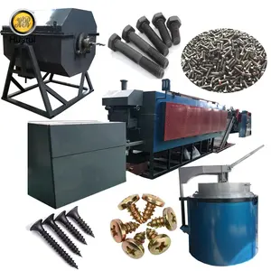 Electric Continuous Screw Bolt Nut Concrete Nails Heat Treatment Furnace Mesh Belt Quenching Tempering Furnace