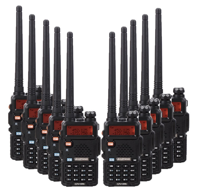 For UV-5RE 5RC Handheld Two-way Radio Walkie Talkie 5W 136-174 400-470MHz Dual Band 2500-3000mAh Battery IP45 Water