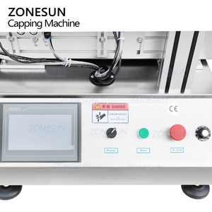 ZONESUN ZS-XG1860 Máquina Tapadora Automática de Escritorio para Botellas Redondas de Plástico, Tapadora de Rosca para Botellas de Vidrio de Bebidas y Agua - Product Image 2