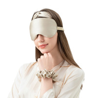 Logo personnalisé haut de gamme ivoire pure soie taie d'oreiller chouchou boîte cheveux cravate luxe sommeil masque pour les yeux 100% mûrier soie taie d'oreiller ensemble