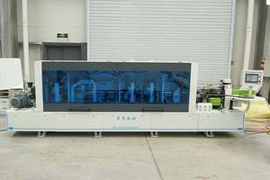 Máquina Automática para Enchapar Cantos con Fresado Previo y Desbaste para Fabricar Puertas de Muebles de MDF - Product Image 2