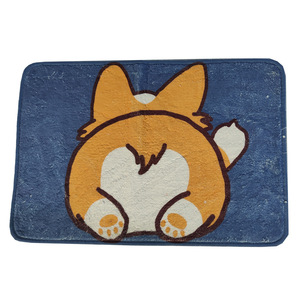 Tapis de bain en polaire corail Meng Yujia 40x60cm, motif ours, antidérapant, pour cuisine et salle de bain - Product Image 4