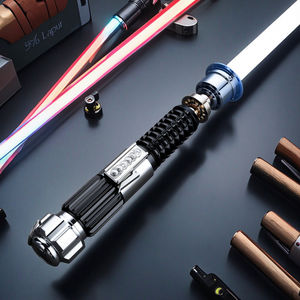 ดาบไลท์เซเบอร์ RGB LED ของโอบีวัน สกายวอล์คเกอร์ ของเล่นดาบสไตล์พิกเซลสุดสนุก สำหรับงานปาร์ตี้ คอสเพลย์ ของขวัญวันเกิด ของเล่นดาบเรืองแสงสตาร์วอร์สแบบลึกลับ - Product Image 2