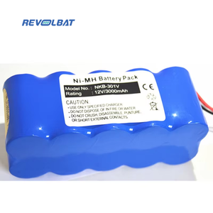 Defibrillatore ECG NKB-301V Revolbat con batteria ricaricabile 12V Tec5631 ni-mh AA capacità 3000mAh - Product Image 1