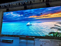 Maßgefertigtes Ultra-Dünnes COB P1.538 Vollfarbiges 1200 Helligkeits-LED-Display Indoor-Videowand-Panel aus Druckguss-Aluminium