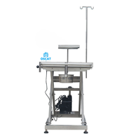 Table d'opération vétérinaire OSCAT en acier inoxydable avec plusieurs options de mailles pour hôpitaux vétérinaires et cliniques vétérinaires