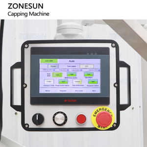 ZONESUN, aplicador automático superior giratorio, miel, Chile, Ketchup, salsas, boquilla de plástico, botella, máquina taponadora - Product Image 2