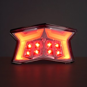 Heavy Motorcycle Led Brake <b>Tail</b> Lamp for KAWASAKI Z900 Supernaked 2020-2024 with turn signal smoke/clear lens - Product Image 5