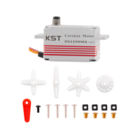 Servomoteur numérique sans noyau KST DS1509MG V8.0 en alliage d'aluminium avec engrenages en acier trempé pour modèles RC, drones, voitures, bateaux, bras robotiques, hélicoptères et avions