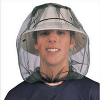 Mosquitera para la cabeza Campo de senderismo al aire libre Camping Turismo Gorra antimosquitos Gorra a prueba de insectos Gorra de pesca