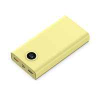 Banco de energía PD118W para portátil, Cargador rápido de 25000mAh, diseño conciso con LCD, productos de tendencias, accesorios para PC