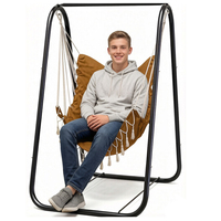 Support de chaise suspendue Mingchan avec cadre de sécurité anti-basculement, berceau portable pour jardin, patio, cour extérieure