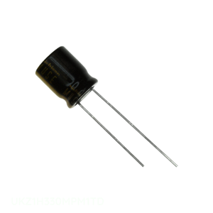 Condensateur RADIAL TH 33 uF 20% 50V à trou traversant en aluminium, référence UKZ1H330MPM1TD, Distributeur agréé - Product Image 1
