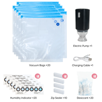 Sac de stockage sous vide pour filament d'imprimante 3D avec pompe à air électrique automatique pour consommables PLA ABS PETG TPU
