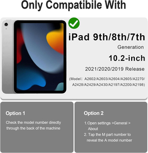 Custodia per Tablet Antiurto Resistente in PC Rigido e Silicone con Supporto Girevole a 360° per <span class=keywords><strong>iPad</strong></span> 10.2 9a 8a 7a Generazione - Product Image 6