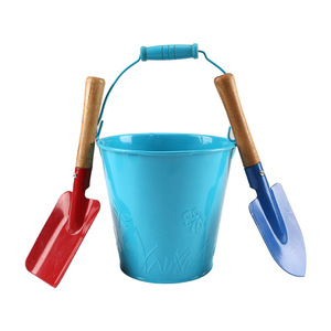 Ensemble seau et pelle de plage pour enfants, jouets de sable en plastique pour jeux en plein air, de 2 à 4 ans, unisexe - Product Image 1