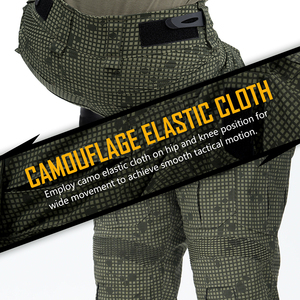 IDOGEAR G3 ACU <strong>Frog</strong> Suit Breathable Polyester Camouflage <strong>Clothing</strong> with Elbow Pads Tactical Pants Top Comfortable Practical - Product Image 5