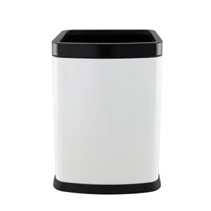 Quadratische Form 8L 12L 15L Abfall behälter Offener Mülleimer Hochwertiger Mülleimer für die Home-Office-Küche