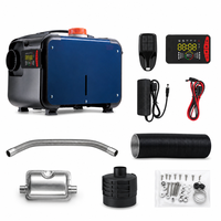 Chauffage d'air horizontal diesel KAIDA 8KW 12V/24V avec télécommande LCD, faible consommation de carburant 0,1L/H, chauffage de stationnement pour camion, camping-car, bus