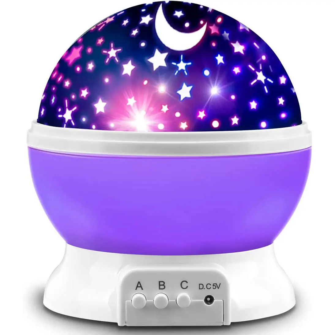 Modern Kids Led Controle Remoto Night Light Star Starry Sky Projeção Lâmpada Com Bluetooth