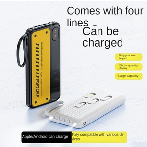 Banque d'alimentation de haute qualité <span class=keywords><strong>10000Mah</strong></span> avec câble chargeur rapide <span class=keywords><strong>batterie</strong></span> <span class=keywords><strong>externe</strong></span> chargeur Portable <span class=keywords><strong>batterie</strong></span> <span class=keywords><strong>externe</strong></span> Powerbank - Product Image 5