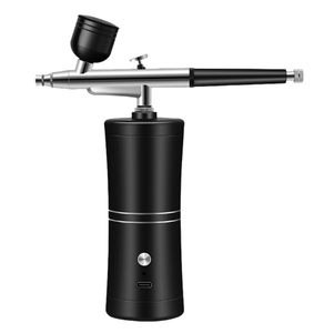 Kit de Aerógrafo Portátil Recargable por USB para Barbería, Pistola de Pulverización Inalámbrica para Arte Capilar con Compresor - Product Image 2