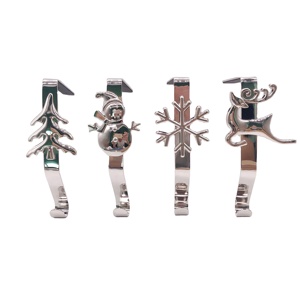 Hot Sale Mantel Christmas Decorative Metal <strong>Stocking</strong> <strong>Holder</strong> - Product Image 1