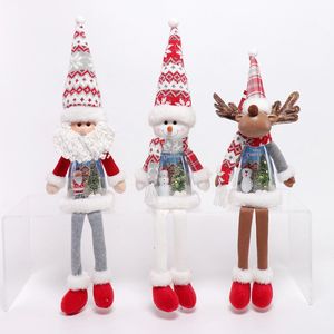 Figuras Musicales Navideñas Jolly, 3 Piezas, Santa Claus, Muñeco de Nieve y Reno con Patas Móviles que se Iluminan - Product Image 2