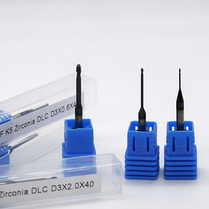 Frese dentarie laboratorio Zirconia <span class=keywords><strong>VHF</strong></span> fresatura 0.6 1.0 2.0mm lunghezza 40mm per <span class=keywords><strong>VHF</strong></span> K5 Cad Cam Open System fresatrice Zirconia - Product Image 3