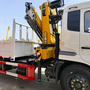 รถเครนติดรถบรรทุกแบบพับได้ DONGFENG รุ่นใหม่ เครื่องยนต์ดีเซล Euro2 ขับเคลื่อน 4x2 เกียร์ธรรมดา - Product Image 4