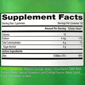 プロバイオティクス健康食食物繊維ビタミンサプリメント消化酵素ガミービーガンプロバイオティクス - Product Image 2