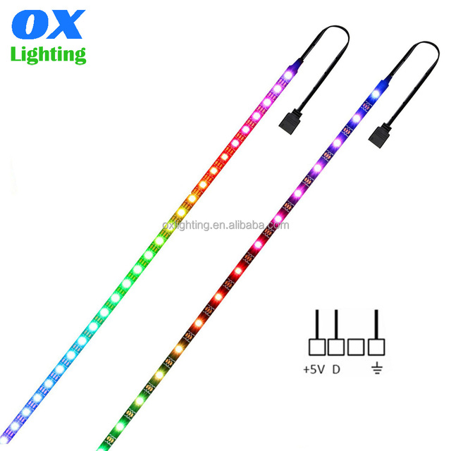 Argb Led Strip Dream Color Gaming Led Strip PC Computer Case Decorative Gaming 5050 Pixel 5v A-RGB ARGB LED Strip Tape Backlit