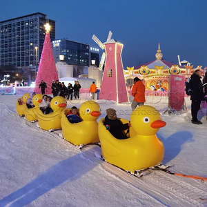 Mignon canard en PE, <span class=keywords><strong>luge</strong></span> à neige, toboggan d'hiver pour enfants, jouet de neige pour jouer en extérieur - Product Image 3