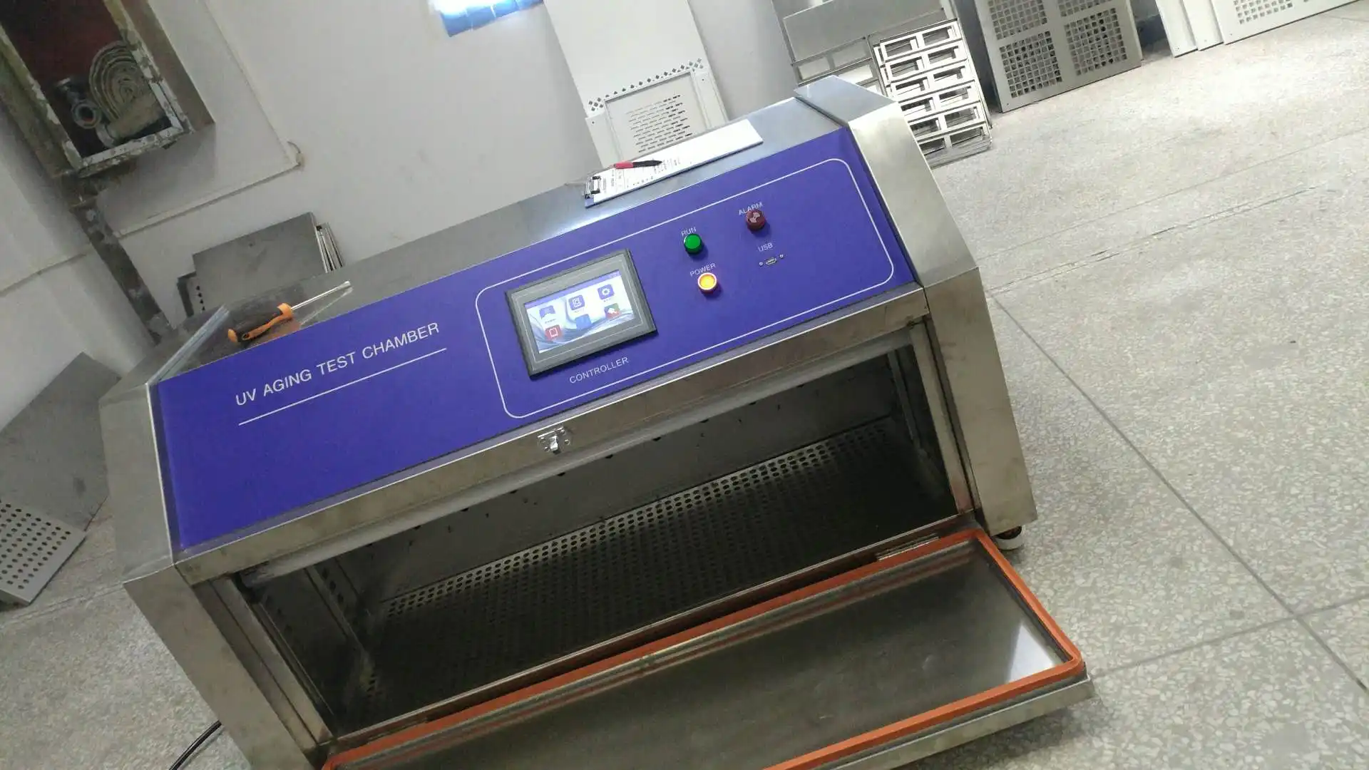 Mini-size UV weathering aging test chamber with UVA-340 / UVB 313