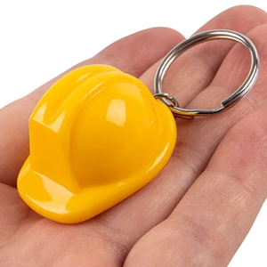 Porte-clés Casque de Chantier Robuste en Alliage de Zinc, Casque d'Ingénierie 3D Premium, Idéal pour Cadeaux d'Affaires Haut de Gamme - Product Image 2