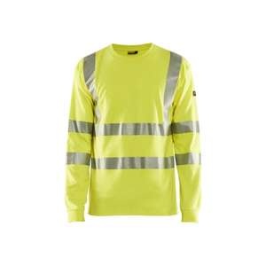 BLAKLADER - 3481176133006XL Multinorm Camiseta de manga larga de alta visibilidad Amarillo-EAN 7330509864135 ROPA DE TRABAJO RESISTENTE A LAS LLAMAS - Product Image 1