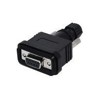Conector USB Macho/Hembra de Alta Potencia IP67 para Automoción, Carcasa de Aleación de Zinc con Baño de Oro, DB9 HDB15, 300V 5A