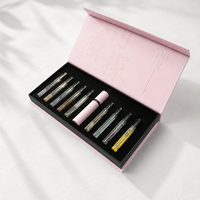 Boîte cadeau de luxe personnalisée pour parfum, best-seller, 10ml/15ml/20ml, flacon de parfum vide, boîte d'emballage avec logo en feuille à chaud et plateau en mousse