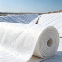 Géotextile en filament PET anti-adhésif 300/350/500 g/m², tissu de renforcement de tunnel anti-blocage pour drainage