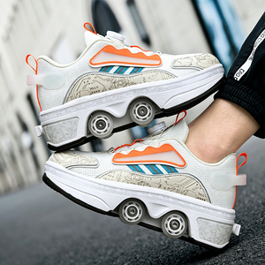 Nouveauté, baskets déformables à roulettes unisexes décontractées pour garçons et filles, chaussures de parkour - Product Image 1
