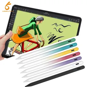 Actieve Stylus Slimme Pen Voor Ipad Tablet Smartphone Touchscreen Apparaten I-Pad Potlood Type-C Poort Palm Afwijzing Functie Pom Tip