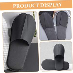 Pantuflas Desechables, para Interiores, Envasadas Individualmente, Blancas, Suaves y Resbaladizas, de Tela No Tejida, Unisex - Product Image 4