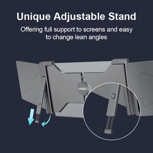 Vente en gros d'ordinateurs portables à triple écran FHD, moniteur triple portable, double écran, écran supplémentaire de 15 pouces pour ordinateur portable - Product Image 5