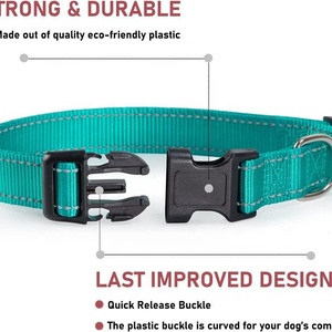 Hot Sell Customized Adjustable Soft <strong>Neoprene</strong> Padded <strong>Dog</strong> Bungee Belt Breathable Reflective Pet <strong>Dog</strong> <strong>Collar</strong> - Product Image 5