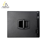 L-solution HDL18-A 18 İnç Metal Subwoofer Güç Amplifikatörü Pasif 1000W/2000W 4 Kanallı Stereo 30Hz-140Hz Frekans Tepkisi