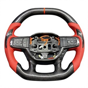 Volant personnalisé en fibre de carbone véritable pour Dodge RAM 1500 2021 2022 2023 2024 2025 6.2L Hellcat Off Road Truck - Product Image 4