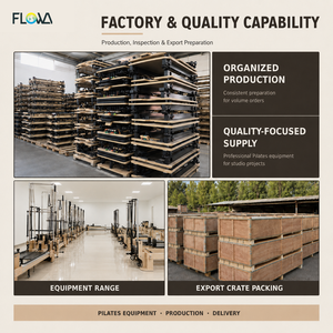 Torre de Pilates FLOWA Premium de Madera de Arce OEM 115kg Sistema Completo para Estudios de Alta Gama, Flotas de Centros de Bienestar y Suministro a Centros de Salud - Product Image 5