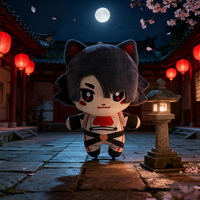 Muñeco de Peluche Personalizado de Anime con Diseño de Ídolo Humano, Bajo MOQ, Juguete de Mascota de Algodón Relleno, Logotipo OEM, Venta al por Mayor